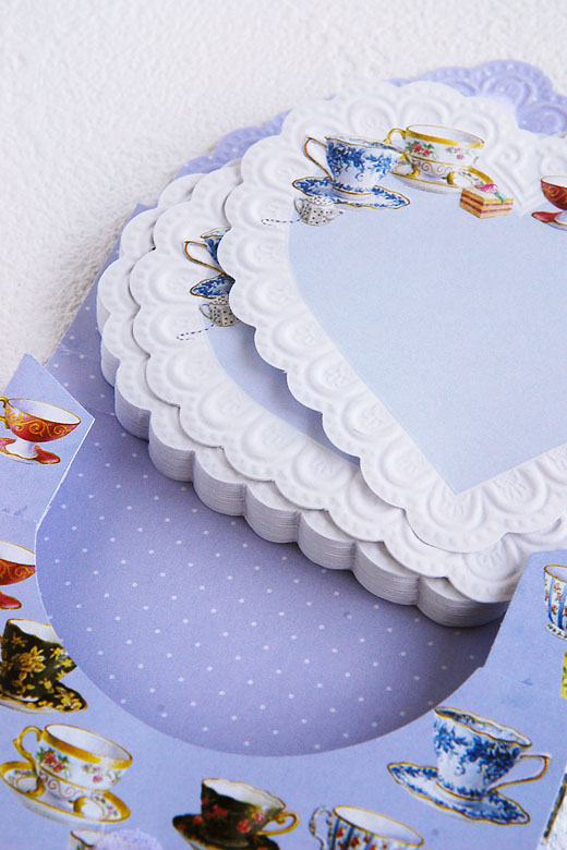 とってもかわいいハート型のメモ帳60枚入り販売ページ・輸入レター