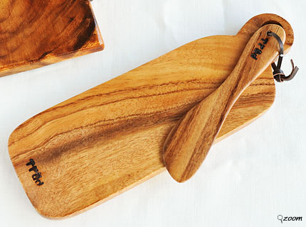 天然木のカッティングボード＆ナイフ1500円～天然木のキッチン雑貨～